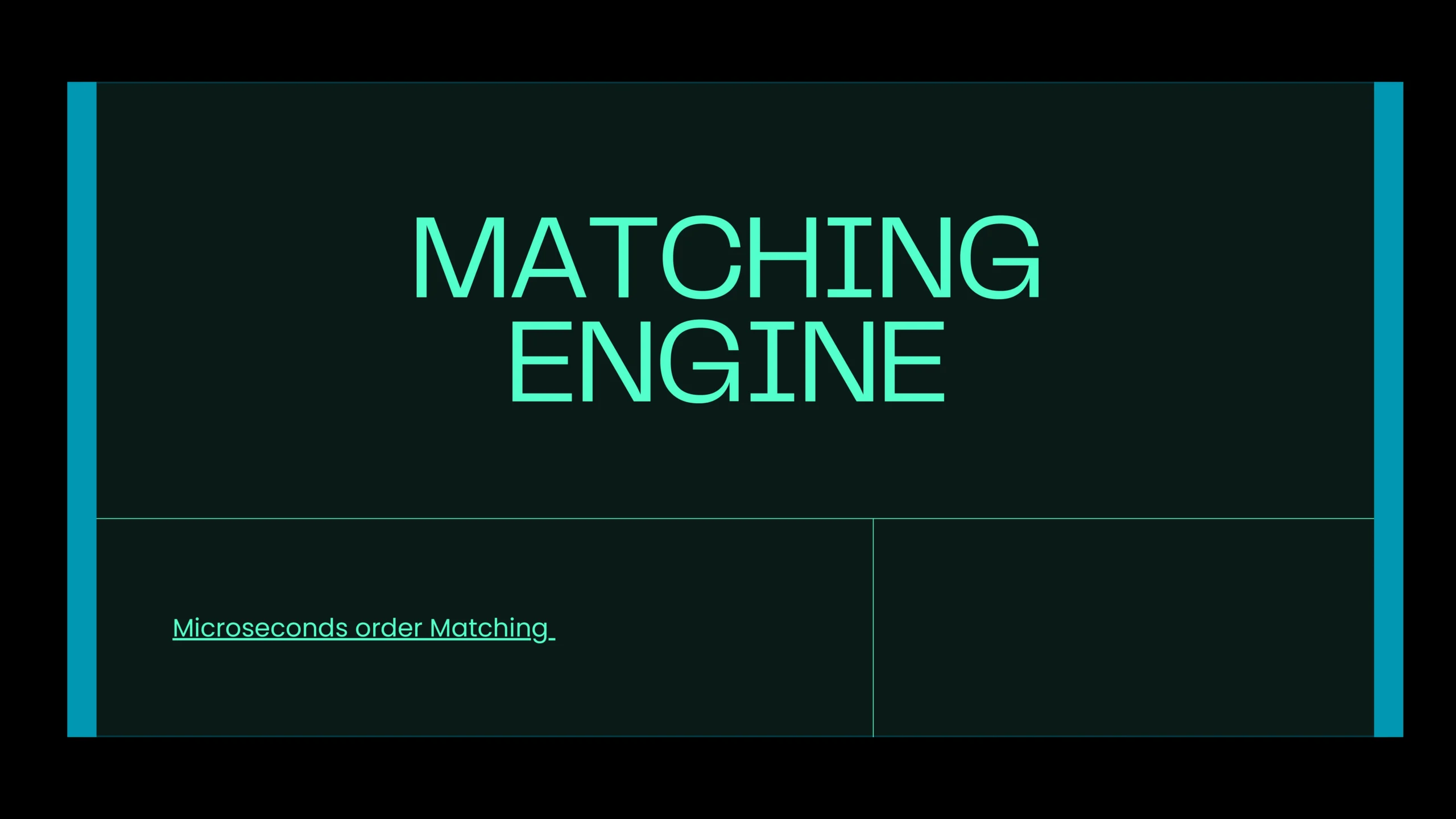Matching Engine Explained