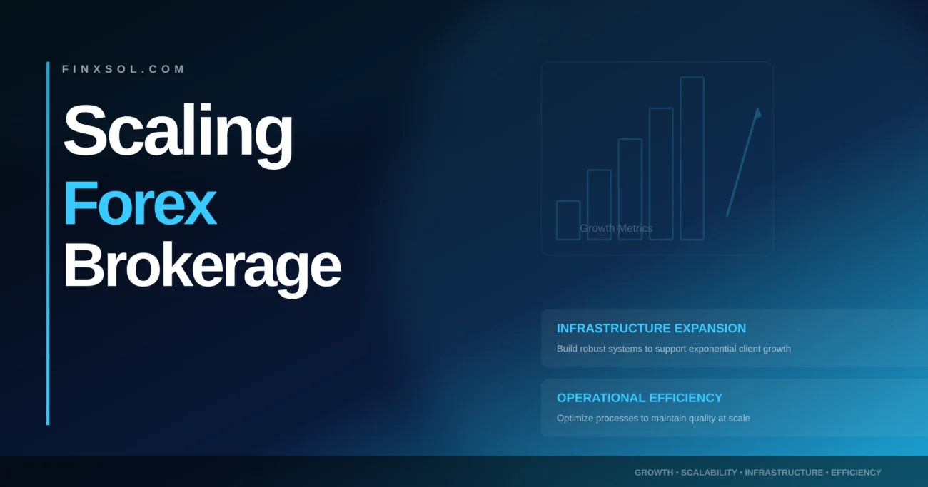 Scaling Your Forex Brokerage from 500 to 20,000 Clients Without Breaking Operations