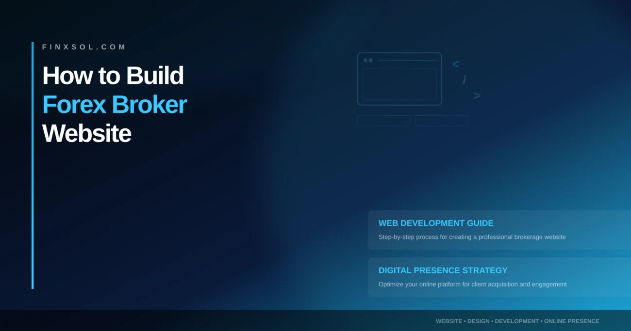 How to build a forex broker website