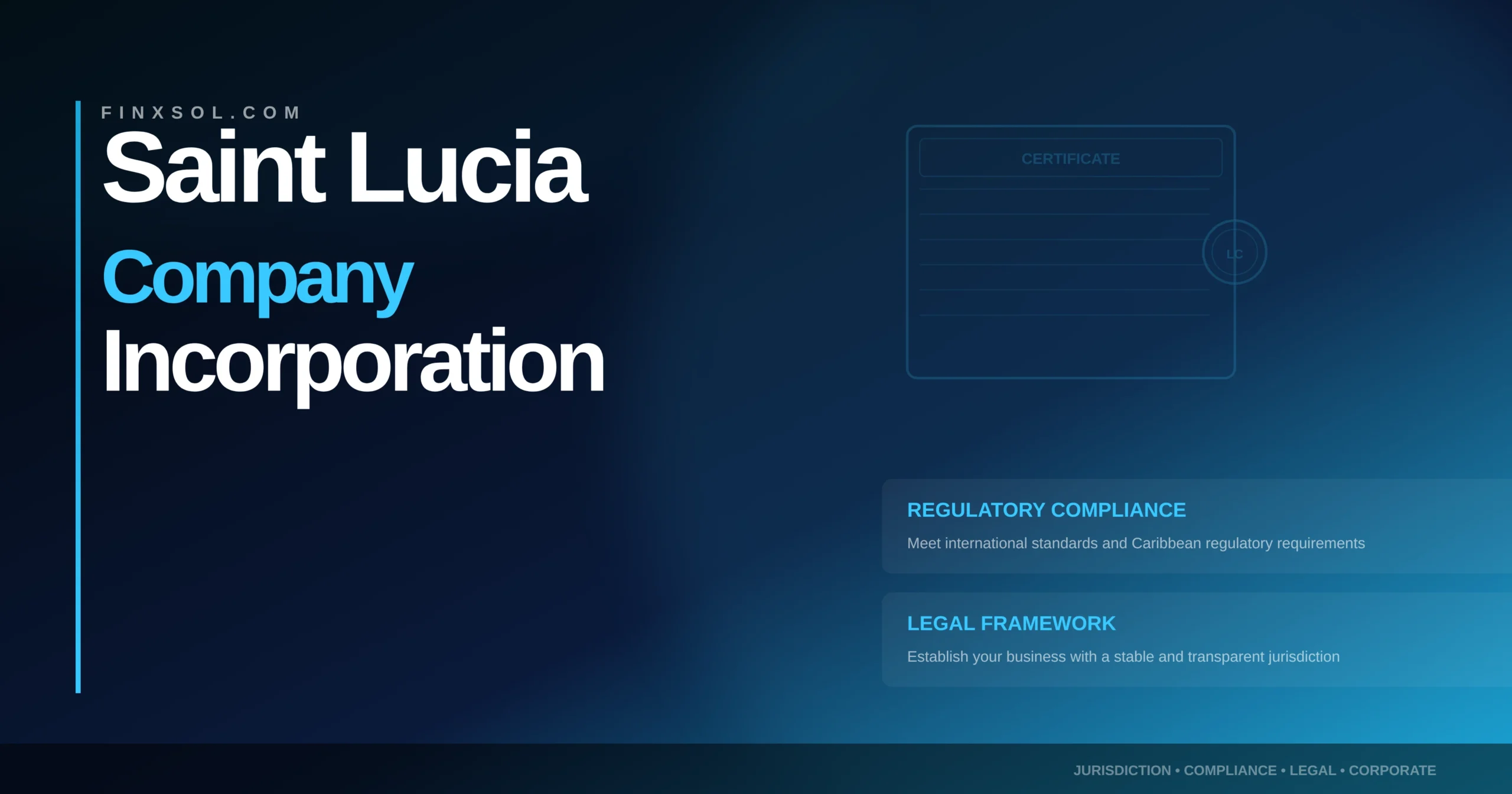 Saint lucia Company formation