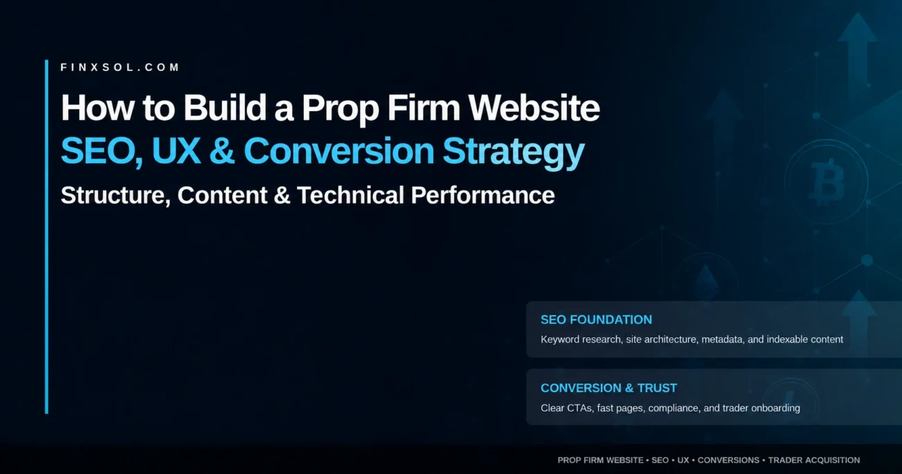 How to Build a Prop Firm Website: Trust-First, High-Converting Step-by-Step Guide